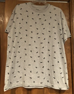 SILUETAS DE MICKEY MOUSE DISNEY POR TODAS PARTES - GRIS Grande ¡¡¡Tan lindo!!! ¡Envío gratis! Foto 1 de 4