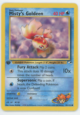 Misty's Goldeen 85/132 1st Edition Common Gym Heroes Pokemon Card 2000 WOTC