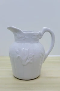 Vintage China Two’s Company Wheat & Floral Cream Pitcher Porcelain Raised Design - Picture 1 of 5