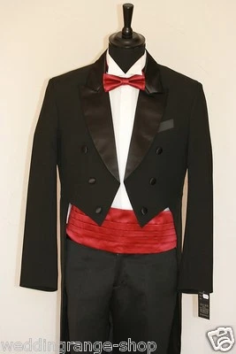 2.Frack Schwalbenschwanz  Cutaway Smoking Herrenanzug B Ware mit Fehlern SCHWARZ - Bild 1 von 4