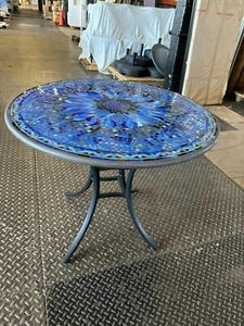 Indoor Outdoor  Neille Olson Mosaics Dining Table - Picture 1 of 11