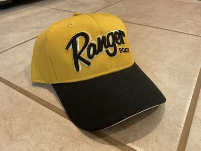 Gorra de béisbol Ranger Boats Logo The Game ajustable amarilla Foto 1 de 4