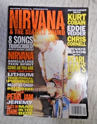 Guitar World Magazine 1993 Nirvana Pearl Jam Soundgarden Alice In Chains 90s Foto 1 de 4