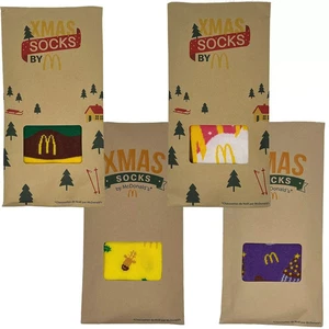 Pack de 4 calcetines McDonald's Navidad edición Francia - Imagen 1 de 7