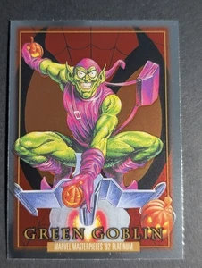 🦸🔥2024 SkyBox Marvel Masterpieces '92 Platino #36 Duende Verde🦸🔥 - Imagen 1 de 6