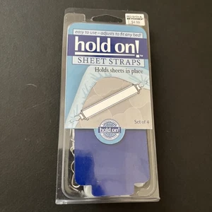 HOLD ON Lakengurte - 4er Set weiße Gurte - passt sich jedem neuen Bett an - Bild 1 von 3