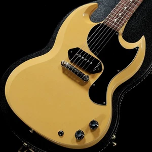 Gibson CS Murphy Lab 1963 SG Jr Lightning Bar Ultra Light Aged TV Yellow[401633] - Picture 1 of 8