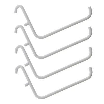 4 Pcs Ganci Per Attrezzi Con Pannello Portautensili Pannelli Forati - Immagine 1 di 4
