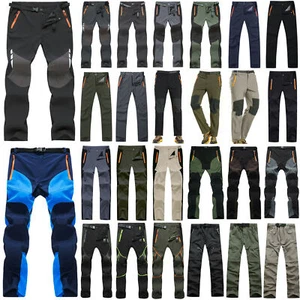 Herren Freizeit Softshellhose Kletterhose Wanderhose Sporthose Arbeitshose Hosen - Bild 1 von 29