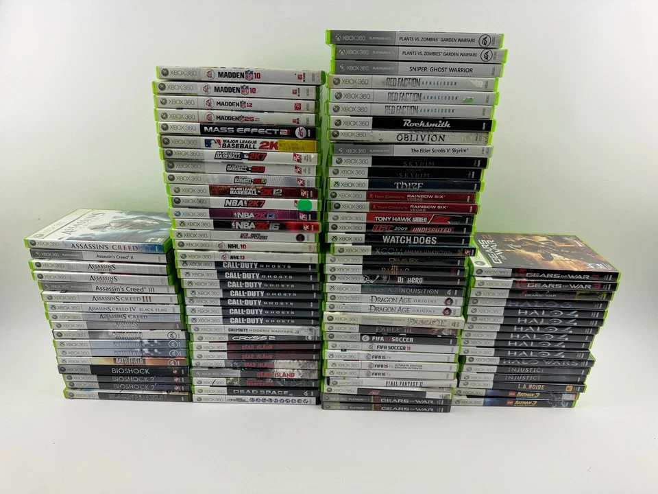 Microsoft Xbox 360 Games With Cases Pick & Choose Huge Lot Great Prices! - Image 1 of 1