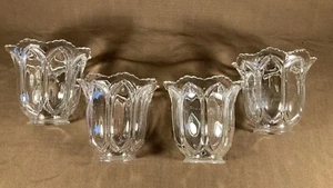 Set 4 Antique Glass Shade Victorian Chandelier Pendant Sconce Ceiling Light - Picture 1 of 16