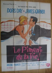 THRILL OF IT ALL doris day james garner original LARGE french movie poster '63 - Bild 1 von 1