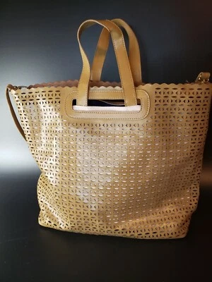 Bolso Just Fab, tostado con interior azul  Foto 1 de 4