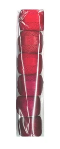 Presencia Pearl Cotton Size 5 Thread Sampler Pack Scarlet - Picture 1 of 1