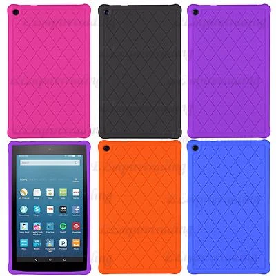 Soft Silicone Cover Case for Amazon Fire HD 8 8 inch Tablet 2024/2022 12th Gen - Image 1 of 4