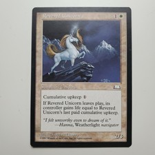 MTG Magic Revered Unicorn Weatherlight LP