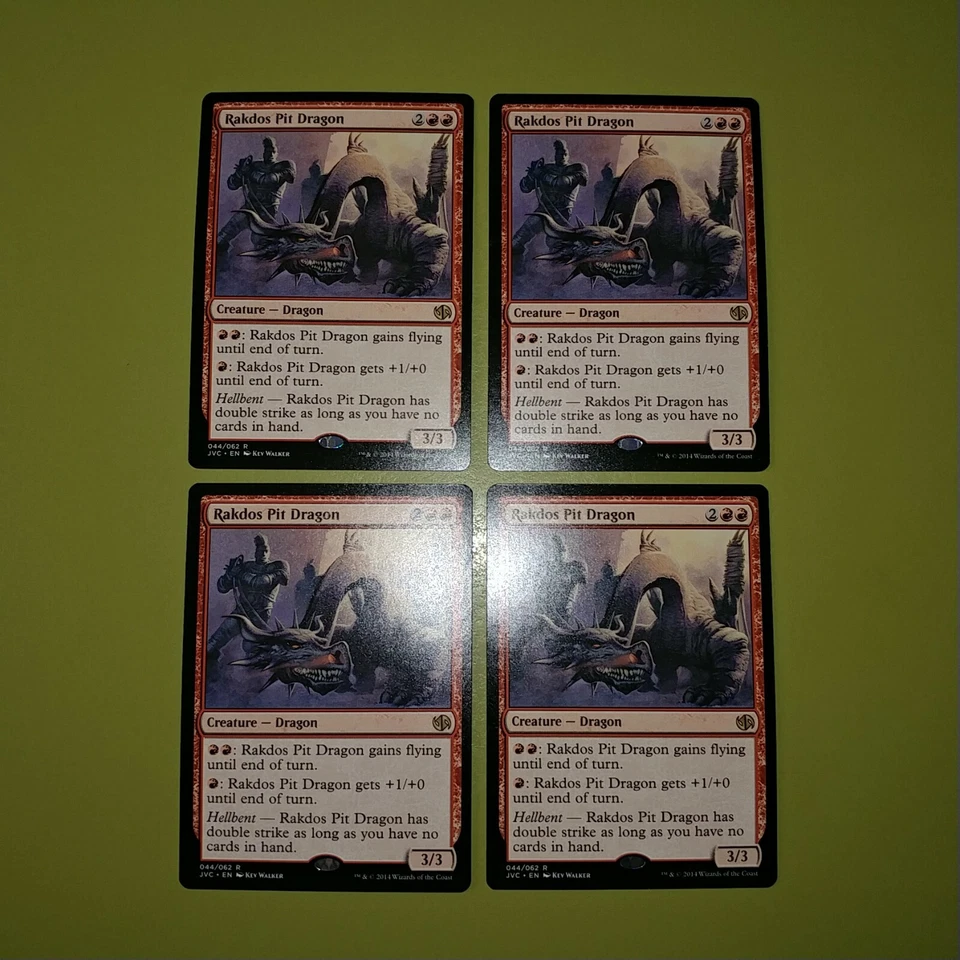 Rakdos Pit Dragon x4 Duel Decks Anthology Jace vs. Chandra 4x MTG - Image 1 of 1