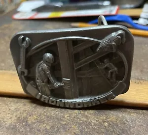 Buckles of America - Ironworker - Fibbia per cintura in peltro - P/N: BA-162 - Foto 1 di 24
