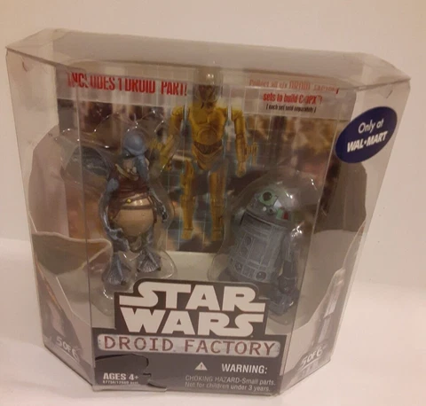 2008 STAR WARS 30th DROID FACTORY Figure  5 of 6 WATTO 3.75"  Walmart Cover