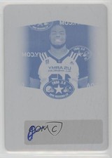 2013 Leaf Metal Draft Printing Plate Cyan 1/1 A'Shawn Robinson #ATA-ASR Auto d4e