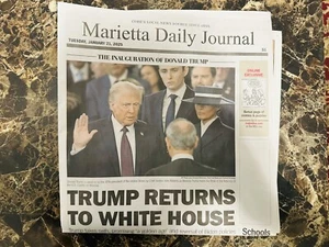 DONALD TRUMP πΊπΈ Best Inauguration Special/Marietta Post Newspaper 1/21/25 - Picture 1 of 2