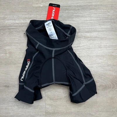 Pantalones Cortos de Ciclismo Louis Garneau Request Promax Acolchados Negros Juveniles Junior Pequeños Nuevos con Etiquetas Foto 1 de 2