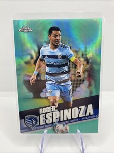 2022 Chrome MLS Base Aqua #57 Roger Espinoza /299 - Sporting Kansas City