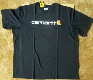 Carhartt Short Sleeve Logo T-Shirt. K195 - BLK. Medium Reg.. - Picture 1 of 4