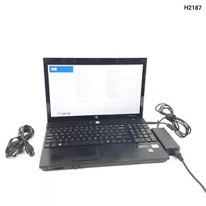 HP ProBook 4510s 15.6"Core 2 Duo T6570 4GB Ram 250GB HDD No OS Boots BIOS H2187 - Picture 1 of 13