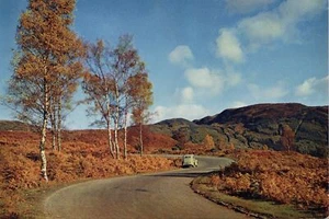 (ca69) The Dukes Road to The Trossachs Aberfoyle - Perthshire Postcard - Picture 1 of 2