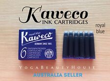 Kaweco Fountain Pen Blue Ink Cartridge Refill Set 6pce