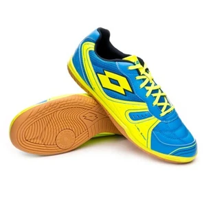 B - Chaussures Baskets Football Bleu Jaune Lotto Pointure 33 - Bild 1 von 5