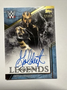 2017 Topps Legends of WWE Goldust Auto 17/50 - Picture 1 of 7