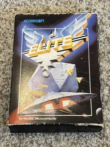 ELITE ACORNSOFT BBC MICRO VINTAGE 1984 BOXED GAME CASSETTE MANUAL DARK WHEEL - Bild 1 von 3