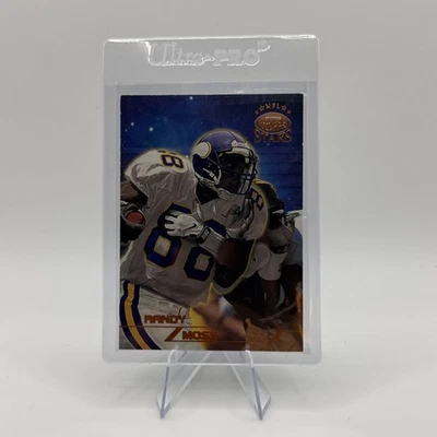 1998 Topps NFL Stars RANDY MOSS Vikings Bronze Foil Canvas Rookie RC SP /8799 - Image 1 of 2