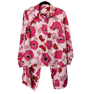 Kate Spade New York Little Dream Women's Long Sleeve Pajama Set Size Small Pink - Picture 1 of 14