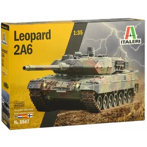 Modello Carro Armato Leopard 2A6 |ITALERI|6567| 1:35 Modello Carro Armato Promo - Foto 1 di 16