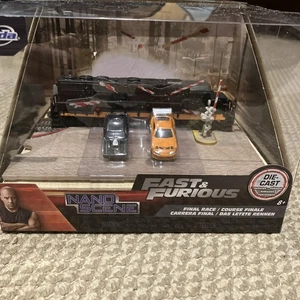 Jada Fast & Furious Nano Scene - Final Race Train Scene Die Cast Cars NEU OVP - Bild 1 von 7