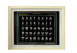 Juego de 40 Insignias de Taekwondo Taekwondo Regalo Decoración Haidong Gumdo Accesorios - Imagen 1 de 5
