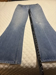 Jeans de mezclilla acampanados vintage años 70 Levi’s Orange Tab 684 Bellbottom 32 x 32,5 - Imagen 1 de 24