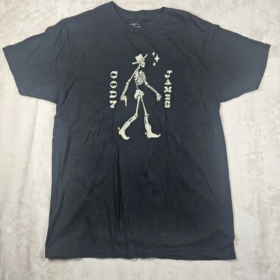 Camisa Cody James Para Hombres L Negra Gráfica Camiseta Vaquero Occidental Rodeo Foto 1 de 4