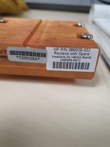 Radiator HP PN 389009-002 do ProLiant DL140 G2 - Zdjęcie 1 z 5