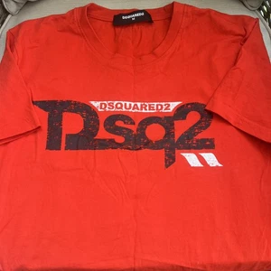 Dsquared2 Icon Red T Shirt Size M - Picture 1 of 4
