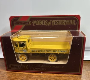 Matchbox Y-18 1918 Atkinson Model D Steam Wagon Blue Circle Portland Cement - Picture 1 of 8