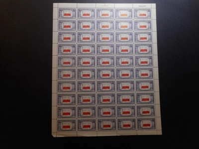 Scott 909, 5 cent, Poland, Sheet - Image 1 of 2