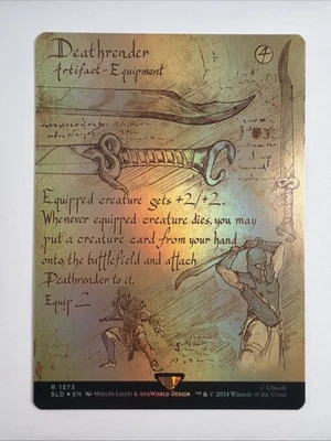 Deathrender (Rainbow Foil) Secret Lair Drop Foil - Image 1 of 4