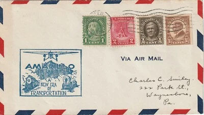 1929 USA cover Amarillo a New Era of Transportation - Image 1 of 2