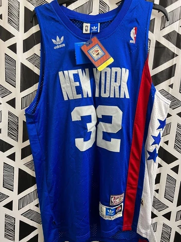 Adidas Doctor J Julius Erving Hardwood Classics NY Nets ABA jersey 1974-76 LARGE Cover