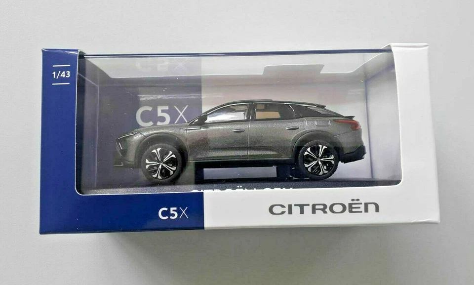 Original Citroen Modellauto C5 X 2021 Citroën Amazonite Grau AMC0191884 1:43 - Bild 1 von 1
