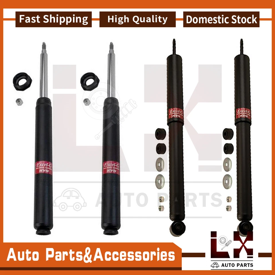 Apoios de suspensão dianteiros traseiros KYB 4 compatíveis com 1999-2002 Daewoo Lanos - Imagem 1 de 4